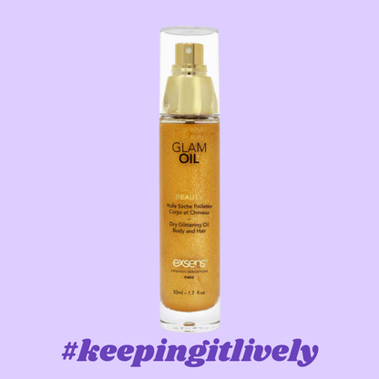 Glam Oil with Glitter