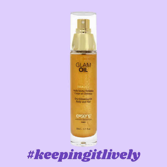 Glam Oil with Glitter